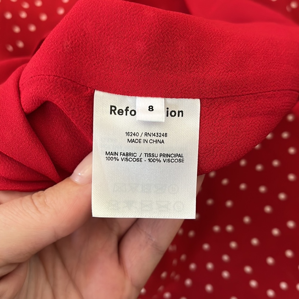 REFORMATION Eletta Dress - 8 - Picture 10 of 11